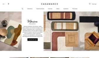 eCommerce website: Casamance