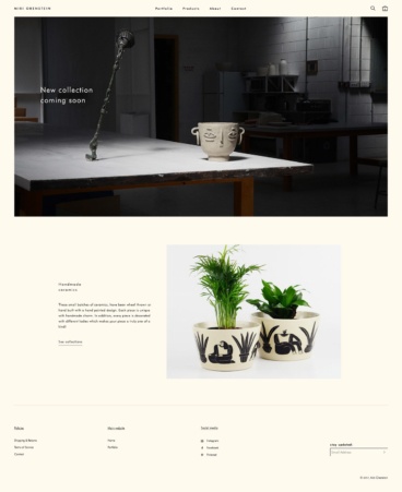 eCommerce website: Miri Orenstein