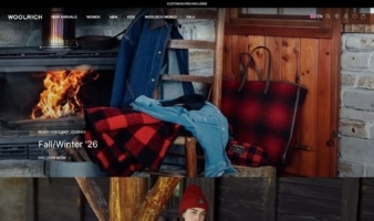 eCommerce website: Woolrich