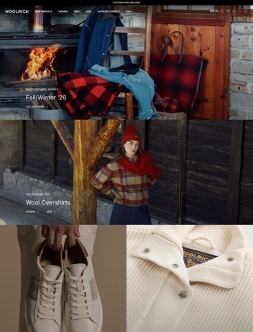eCommerce website: Woolrich