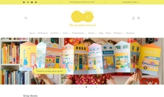 eCommerce website: The Printed Peanut
