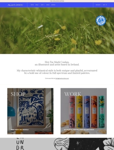 eCommerce website: Mark Conlan
