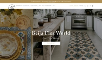 eCommerce website: Beija Flor World