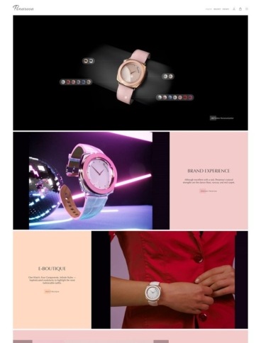 eCommerce website: Penarosa Watches