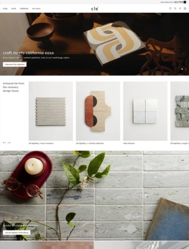 eCommerce website: clé