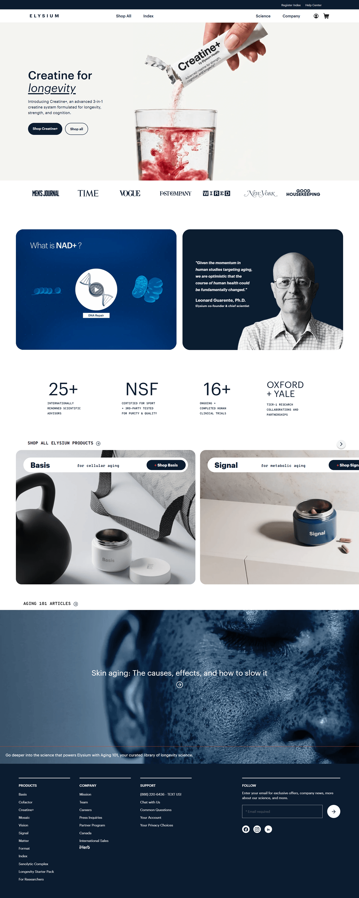 eCommerce website: Elysium
