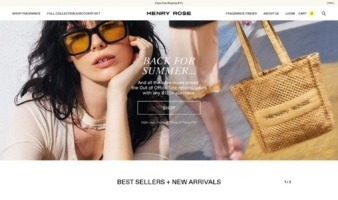 eCommerce website: Henry Rose
