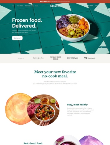 eCommerce website: Mosaic