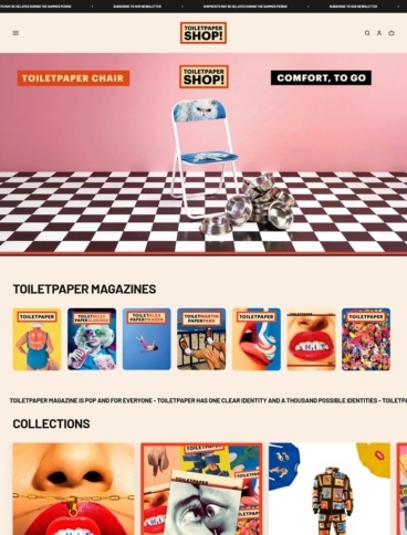 eCommerce website: Shoptoiletpaper