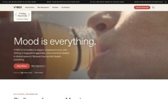 eCommerce website: VYBES