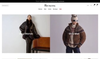 eCommerce website: Browns Fashion