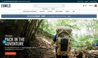 eCommerce website: Enwild