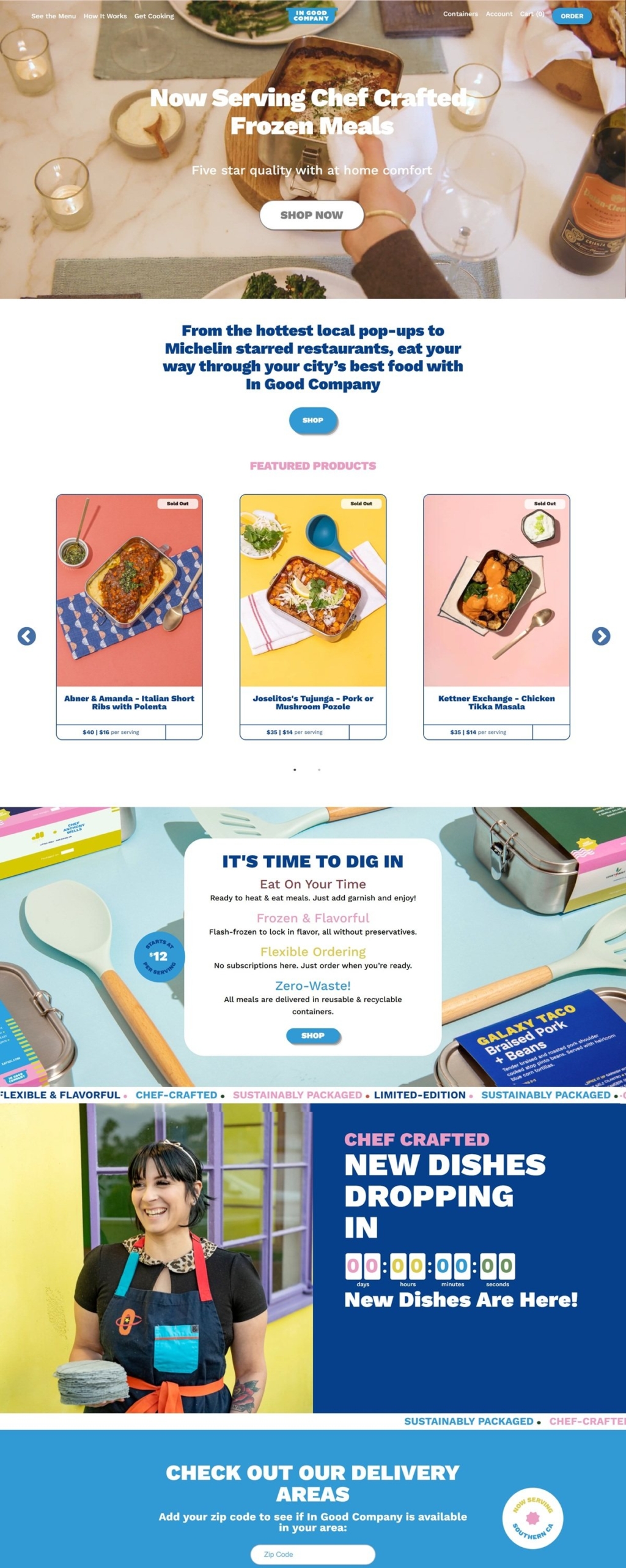 eCommerce website: In Good Company
