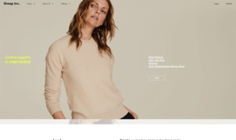 eCommerce website: Sheep Inc