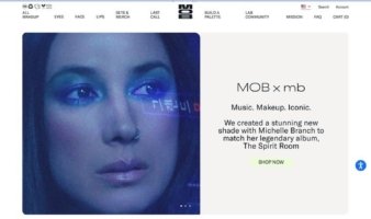 eCommerce website: MOB Beauty