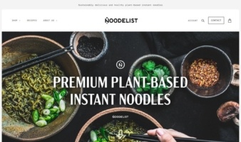eCommerce website: Noodelist