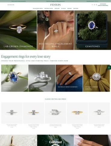 eCommerce website: Fenton