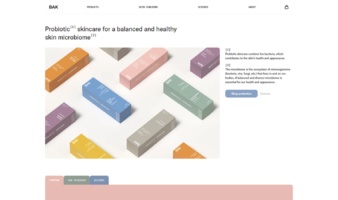 eCommerce website: BAK