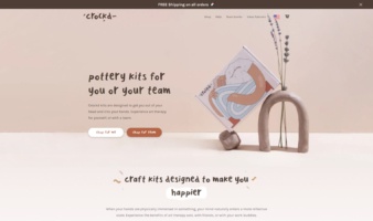 eCommerce website: Crockd