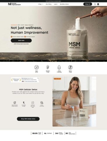 eCommerce website: Human Improvement
