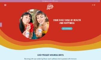 eCommerce website: Happy Moose Juice