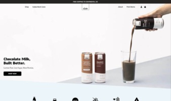 eCommerce website: Slate Milk