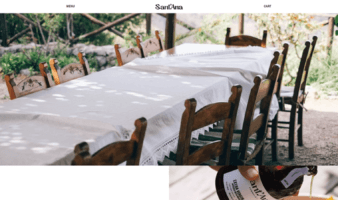 eCommerce website: Sant’Ana