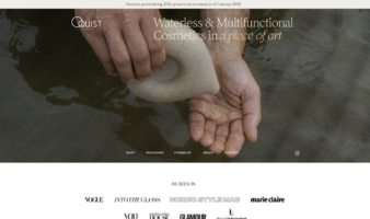 eCommerce website: Oquist Cosmetics