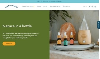 eCommerce website: Clarity Blend