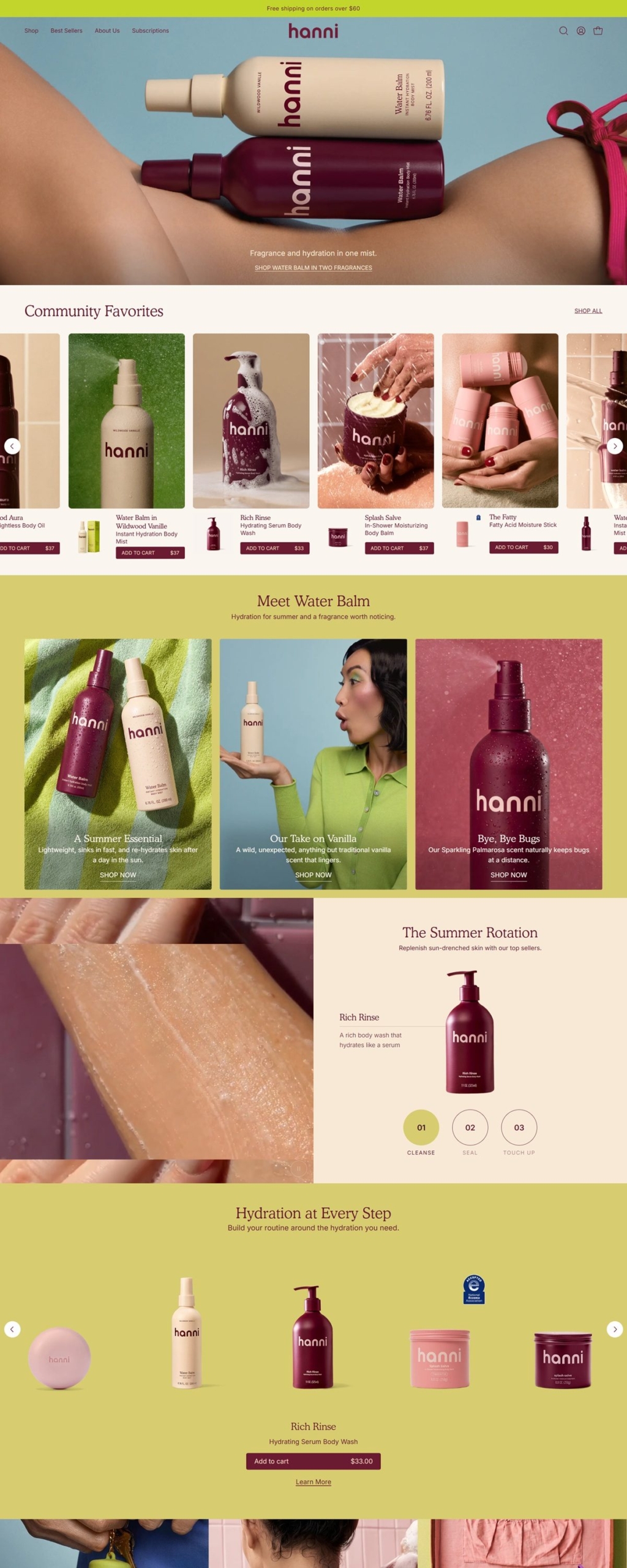 eCommerce website: Hanni