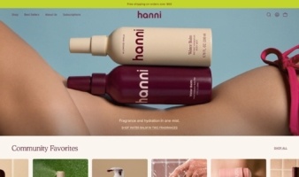 eCommerce website: Hanni