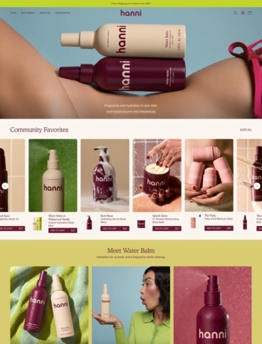 eCommerce website: Hanni
