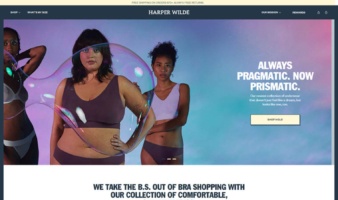 eCommerce website: Harper Wilde