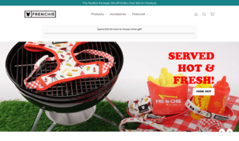 eCommerce website: Frenchie Bulldog