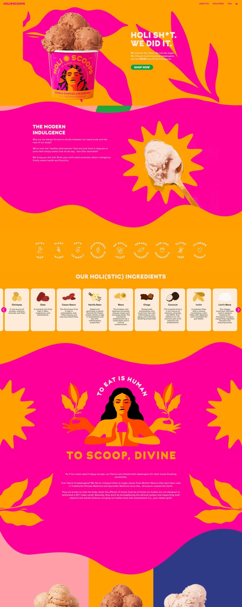 Holi Scoops site Design Gallery & Tech Inspiration