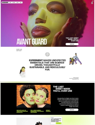eCommerce website: Experiment