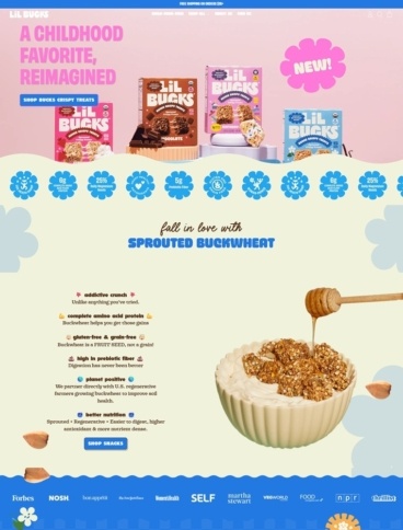 eCommerce website: Lil Bucks