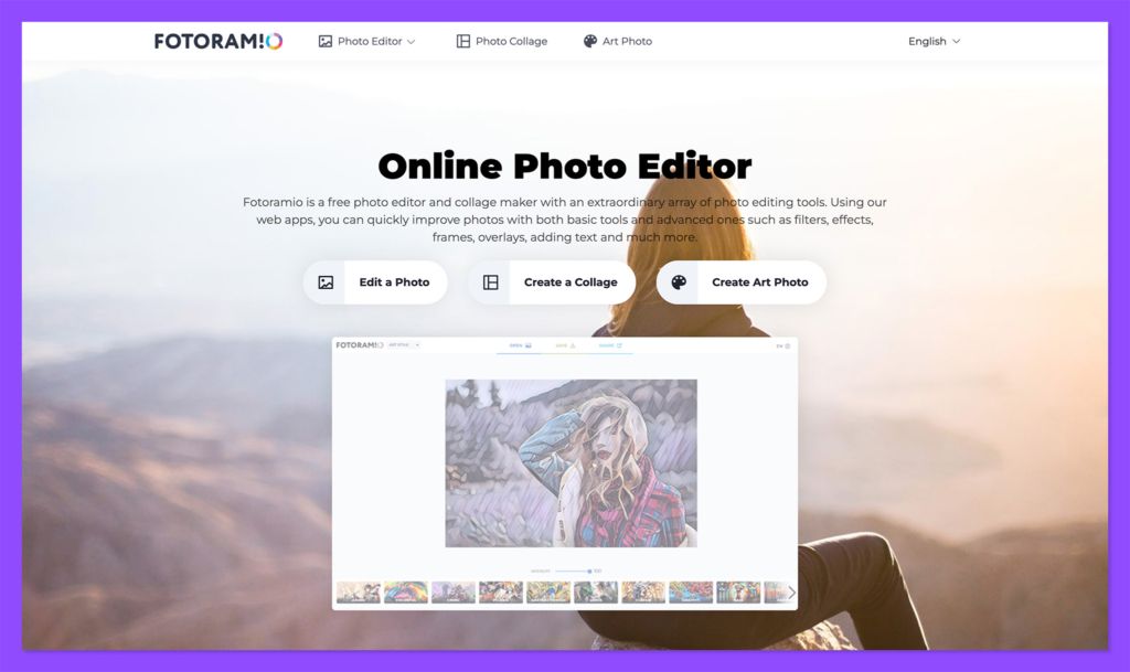 Fotoramio: Photo Editor Online