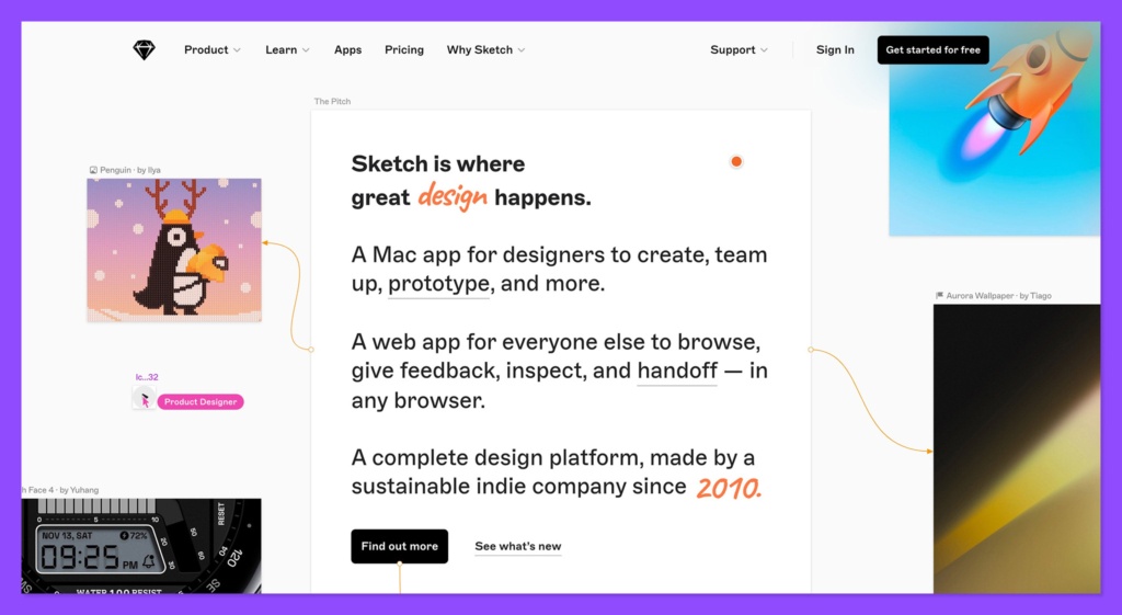 sketch - best web design software