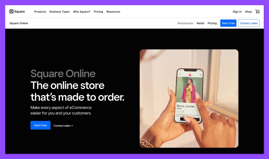 square online - best ecommerce platforms