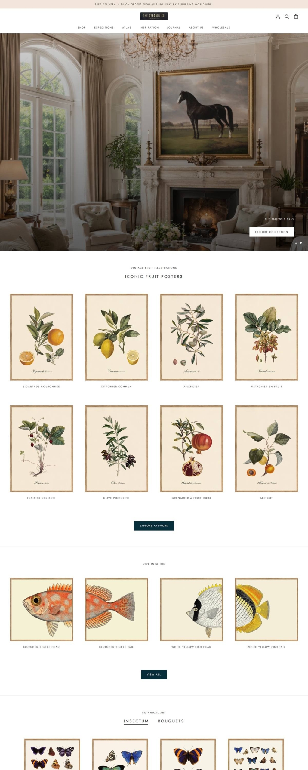 eCommerce website: The Dybdahl Co.