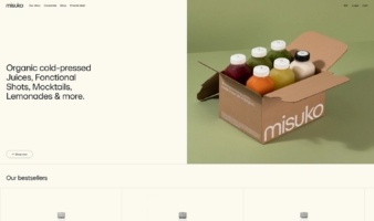 eCommerce website: Misuko