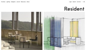 eCommerce website: Resident