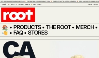 eCommerce website: Root Foods