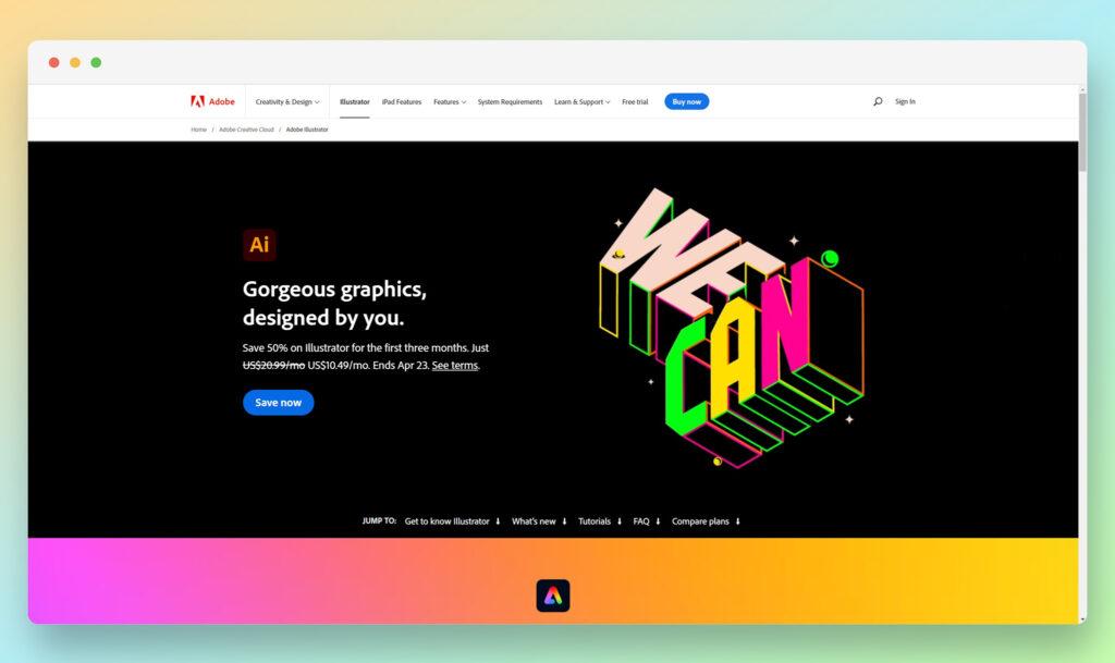 Adobe Illustrator - Best Graphic Design Software