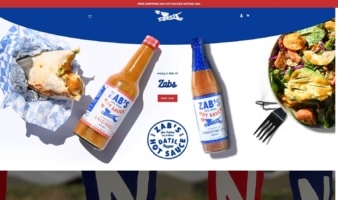 eCommerce website: Zab’s Hot Sauce