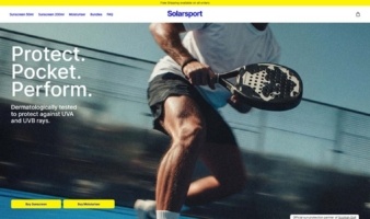 eCommerce website: Solarsport