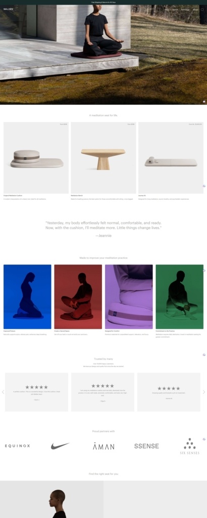 Walden | eCommerce Website Design Gallery & Tech Inspiration