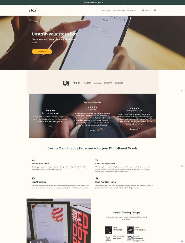 eCommerce Website Design: Gallery & Tech Inspiration with 2000+ Shops