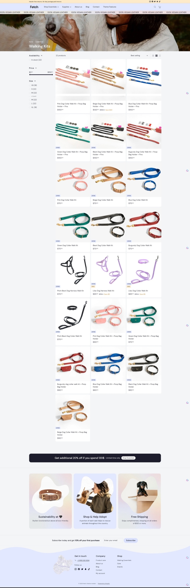Fetch Layout Fetch | eCommerce Website Design Gallery & Tech Inspiration